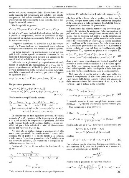 La chimica e l'industria organo ufficiale dell'Associazione italiana di chimica e della Federazione nazionale fascista degli industriali dei prodotti chimici