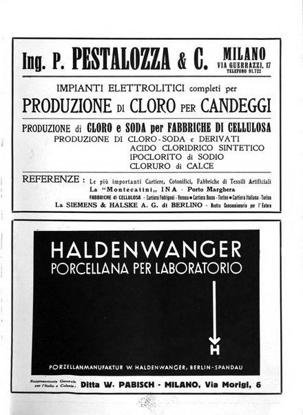 La chimica e l'industria organo ufficiale dell'Associazione italiana di chimica e della Federazione nazionale fascista degli industriali dei prodotti chimici