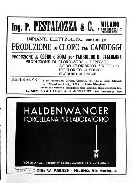 La chimica e l'industria organo ufficiale dell'Associazione italiana di chimica e della Federazione nazionale fascista degli industriali dei prodotti chimici