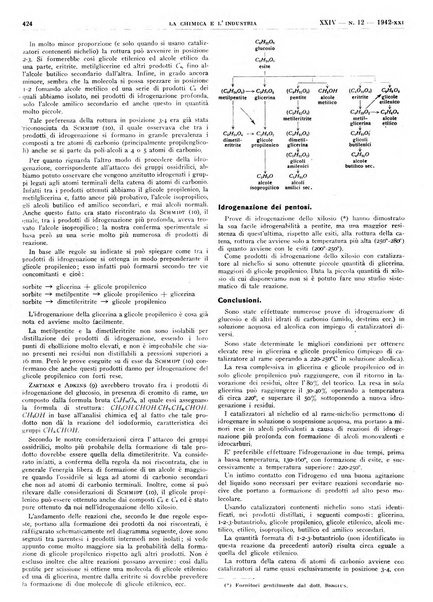 La chimica e l'industria organo ufficiale dell'Associazione italiana di chimica e della Federazione nazionale fascista degli industriali dei prodotti chimici