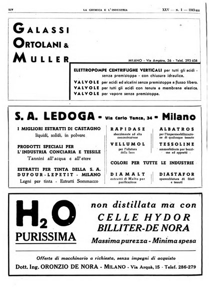 La chimica e l'industria organo ufficiale dell'Associazione italiana di chimica e della Federazione nazionale fascista degli industriali dei prodotti chimici