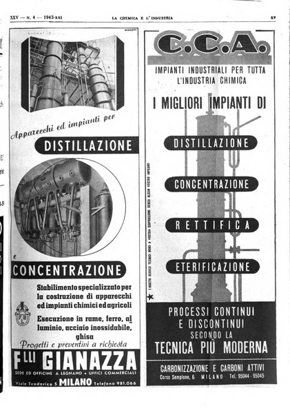 La chimica e l'industria organo ufficiale dell'Associazione italiana di chimica e della Federazione nazionale fascista degli industriali dei prodotti chimici