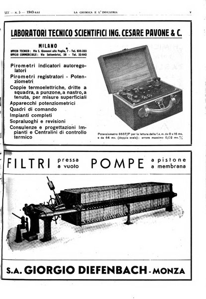 La chimica e l'industria organo ufficiale dell'Associazione italiana di chimica e della Federazione nazionale fascista degli industriali dei prodotti chimici