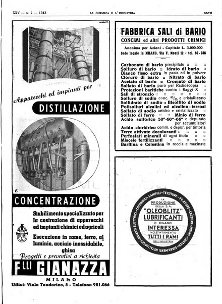 La chimica e l'industria organo ufficiale dell'Associazione italiana di chimica e della Federazione nazionale fascista degli industriali dei prodotti chimici