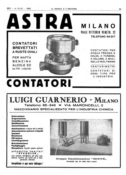 La chimica e l'industria organo ufficiale dell'Associazione italiana di chimica e della Federazione nazionale fascista degli industriali dei prodotti chimici