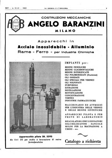 La chimica e l'industria organo ufficiale dell'Associazione italiana di chimica e della Federazione nazionale fascista degli industriali dei prodotti chimici