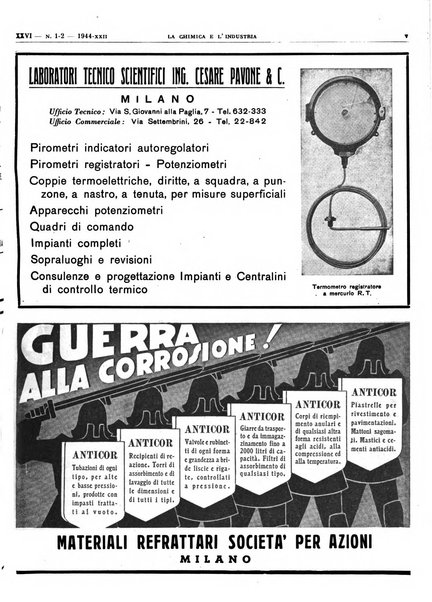 La chimica e l'industria organo ufficiale dell'Associazione italiana di chimica e della Federazione nazionale fascista degli industriali dei prodotti chimici