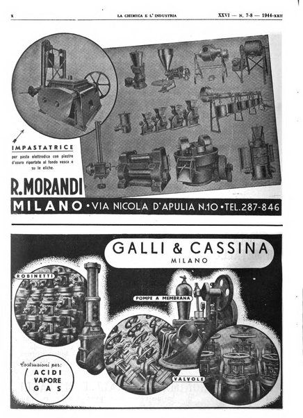 La chimica e l'industria organo ufficiale dell'Associazione italiana di chimica e della Federazione nazionale fascista degli industriali dei prodotti chimici