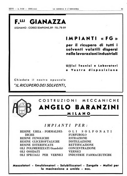 La chimica e l'industria organo ufficiale dell'Associazione italiana di chimica e della Federazione nazionale fascista degli industriali dei prodotti chimici