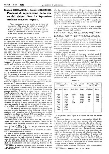 La chimica e l'industria organo ufficiale dell'Associazione italiana di chimica e della Federazione nazionale fascista degli industriali dei prodotti chimici