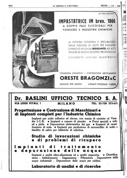 La chimica e l'industria organo ufficiale dell'Associazione italiana di chimica e della Federazione nazionale fascista degli industriali dei prodotti chimici