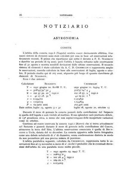 Coelum periodico mensile per la divulgazione dell'astronomia