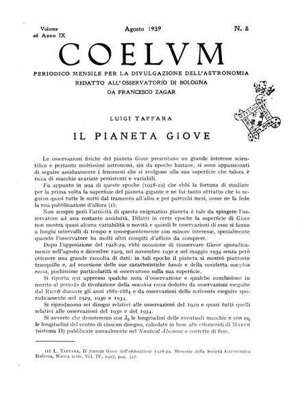 Coelum periodico mensile per la divulgazione dell'astronomia