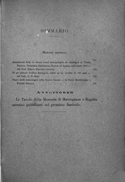 Archivio per l'antropologia e la etnologia