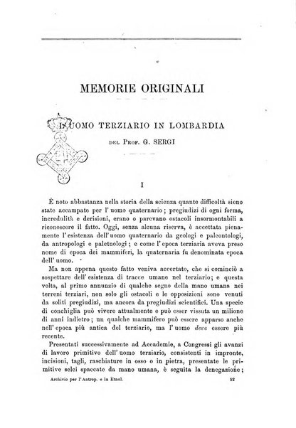 Archivio per l'antropologia e la etnologia