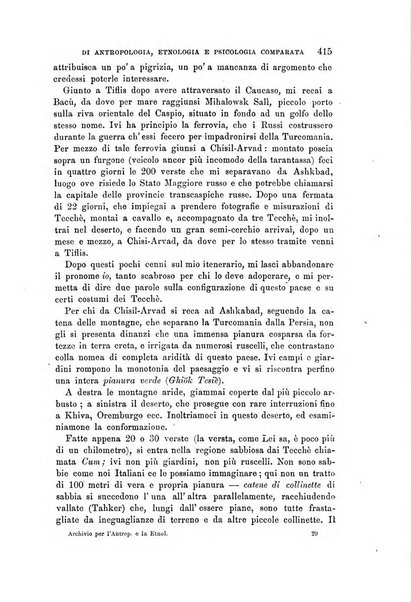 Archivio per l'antropologia e la etnologia