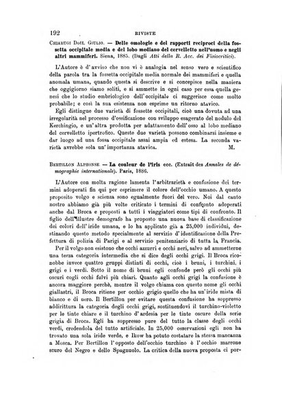 Archivio per l'antropologia e la etnologia