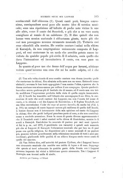 Archivio per l'antropologia e la etnologia