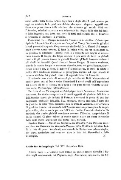 Archivio per l'antropologia e la etnologia