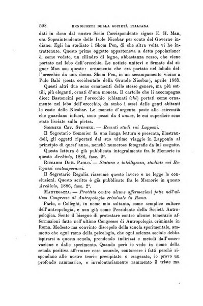 Archivio per l'antropologia e la etnologia