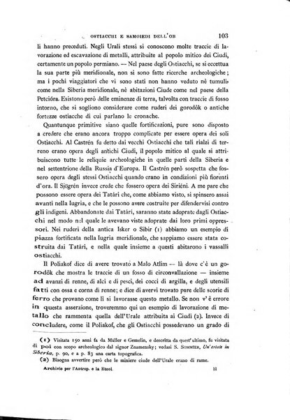 Archivio per l'antropologia e la etnologia