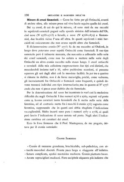 Archivio per l'antropologia e la etnologia