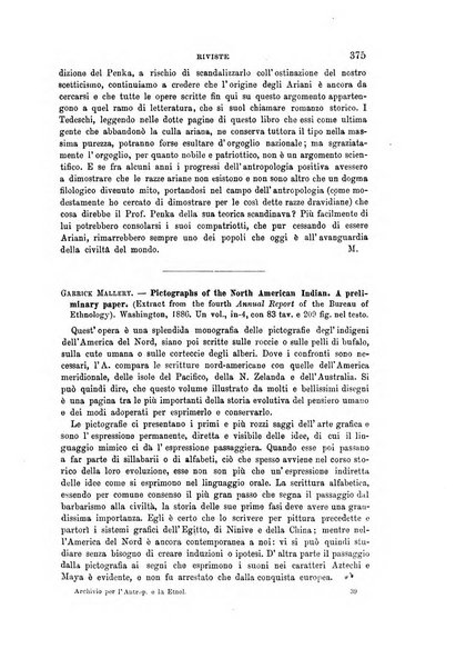 Archivio per l'antropologia e la etnologia