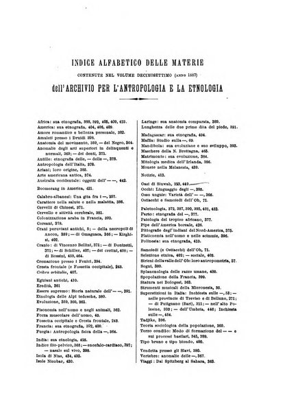 Archivio per l'antropologia e la etnologia