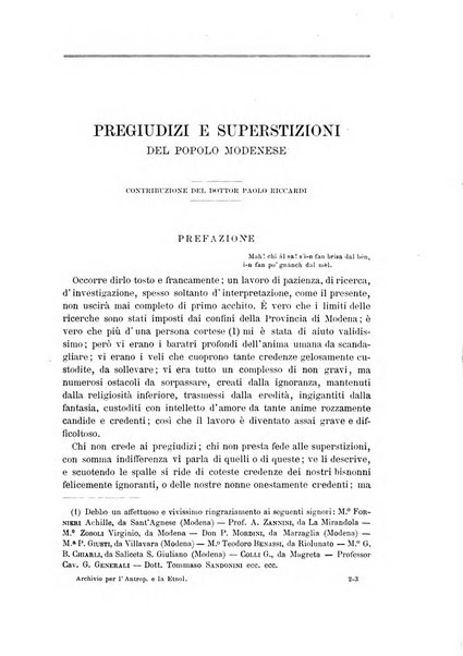 Archivio per l'antropologia e la etnologia