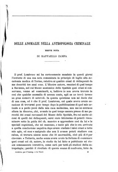 Archivio per l'antropologia e la etnologia