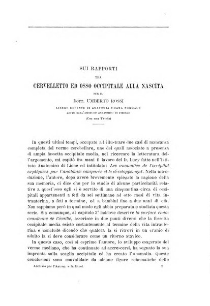 Archivio per l'antropologia e la etnologia