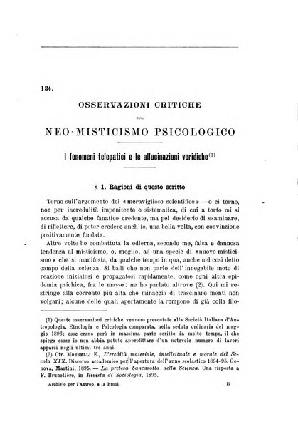 Archivio per l'antropologia e la etnologia