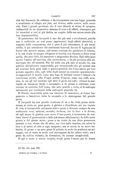 Archivio per l'antropologia e la etnologia