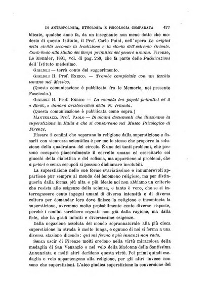 Archivio per l'antropologia e la etnologia