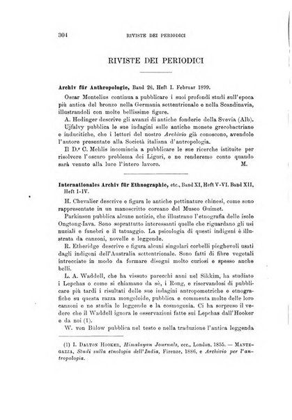 Archivio per l'antropologia e la etnologia