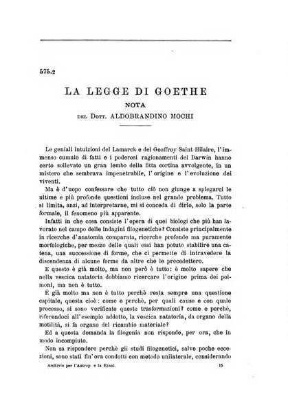 Archivio per l'antropologia e la etnologia