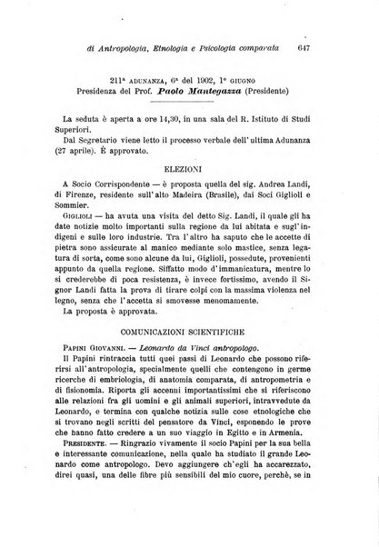 Archivio per l'antropologia e la etnologia