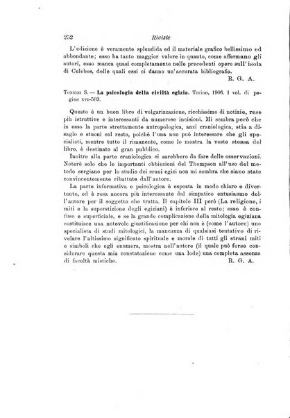 Archivio per l'antropologia e la etnologia