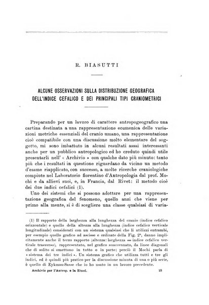 Archivio per l'antropologia e la etnologia