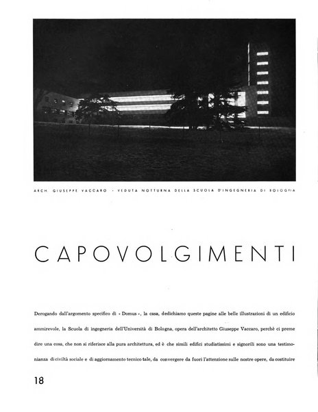 Domus architettura e arredamento dell'abitazione moderna in città e in campagna