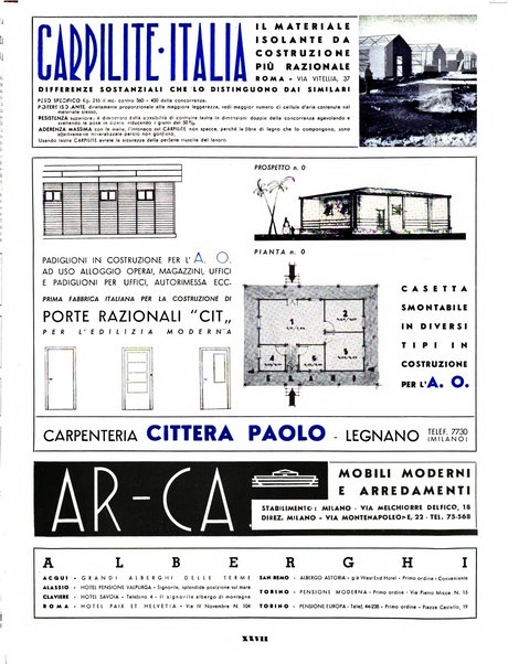 Domus architettura e arredamento dell'abitazione moderna in città e in campagna