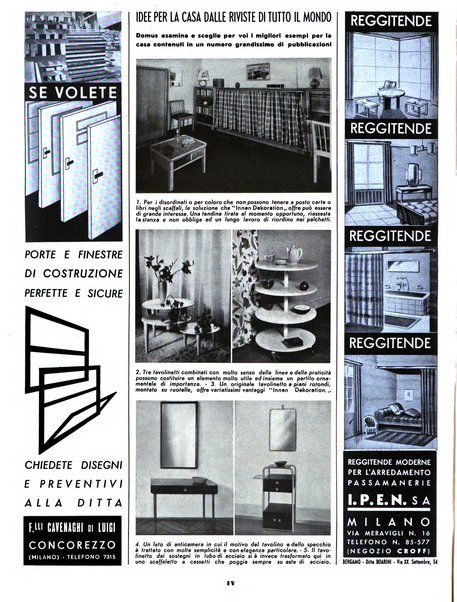 Domus architettura e arredamento dell'abitazione moderna in città e in campagna