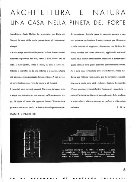 Domus architettura e arredamento dell'abitazione moderna in città e in campagna