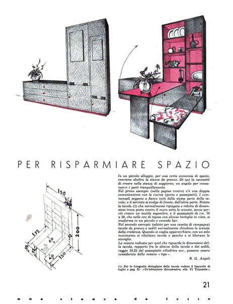 Domus architettura e arredamento dell'abitazione moderna in città e in campagna