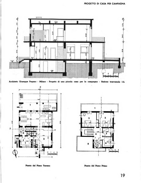 Domus architettura e arredamento dell'abitazione moderna in città e in campagna