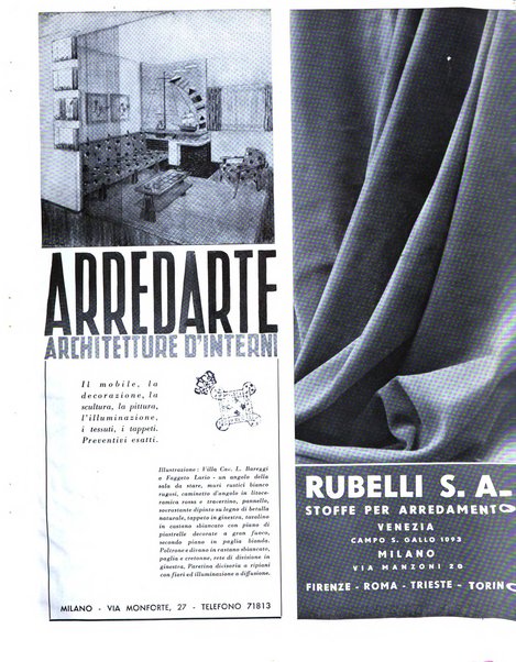 Domus architettura e arredamento dell'abitazione moderna in città e in campagna