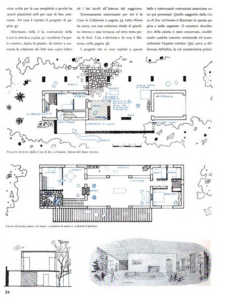 Domus architettura e arredamento dell'abitazione moderna in città e in campagna