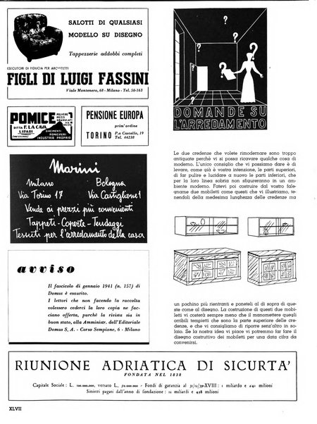 Domus architettura e arredamento dell'abitazione moderna in città e in campagna