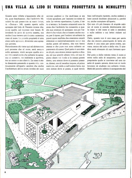 Domus architettura e arredamento dell'abitazione moderna in città e in campagna