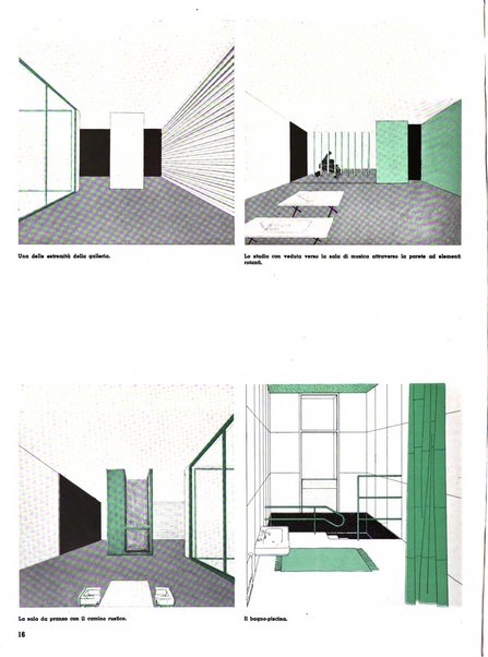 Domus architettura e arredamento dell'abitazione moderna in città e in campagna